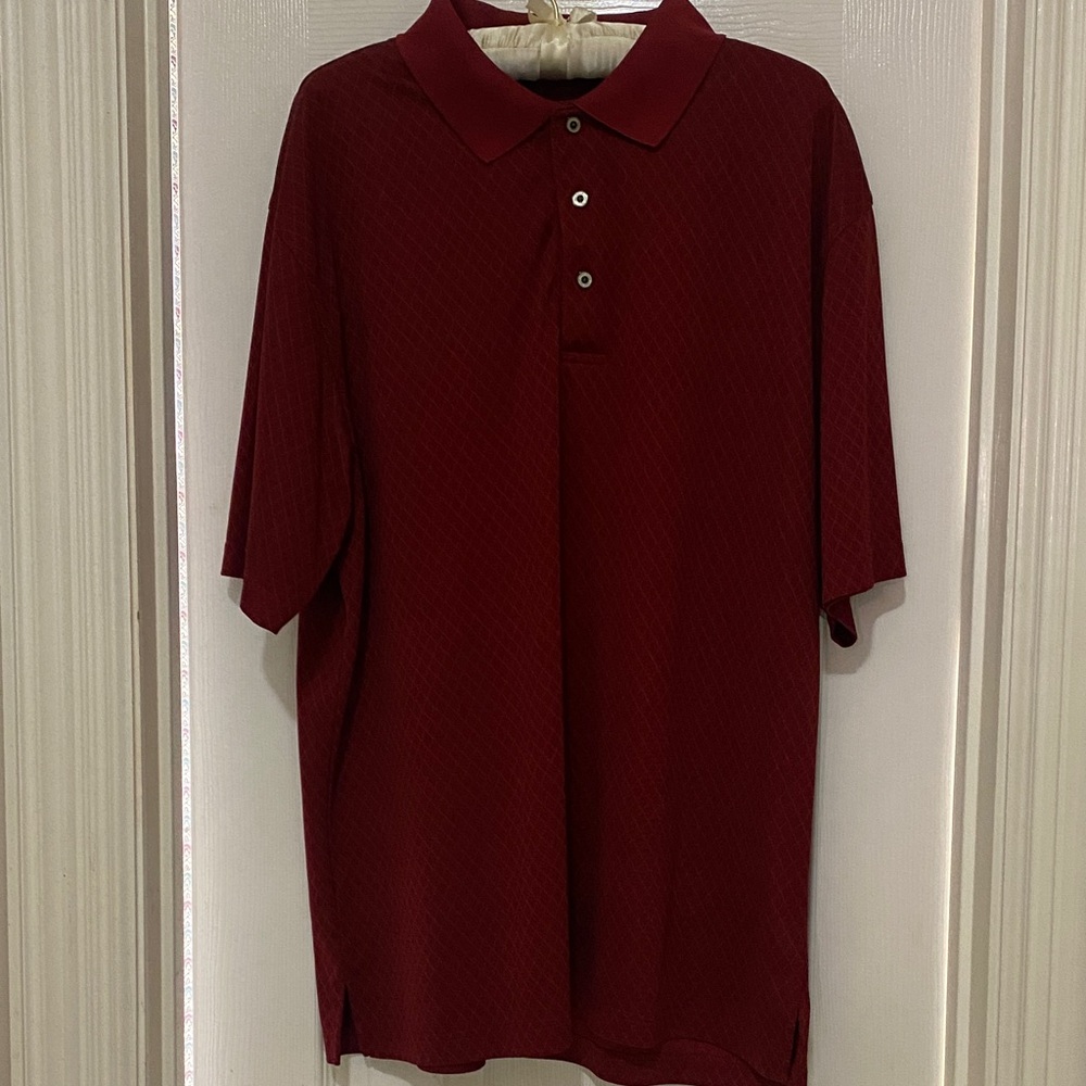 Men's Pro Tour Classic Deep Red Polo Shirt;XL;Perfect Condition